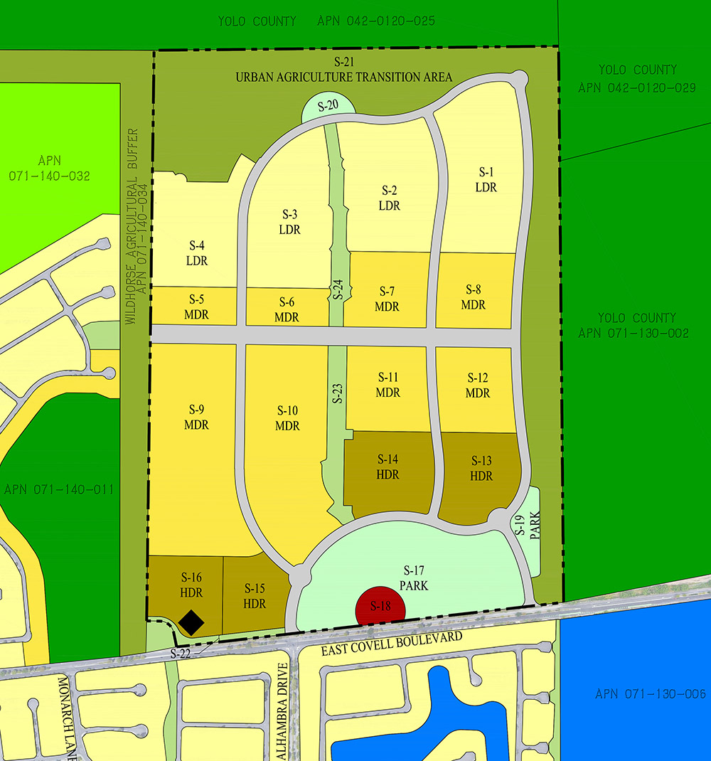 Illustrative Land Use Plan for the proposed new property