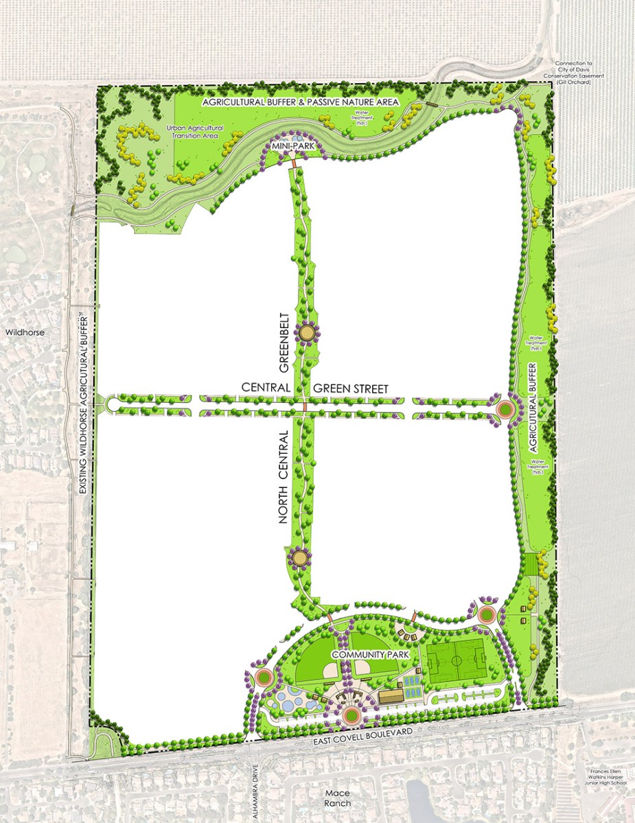 rendering of the greenbelts